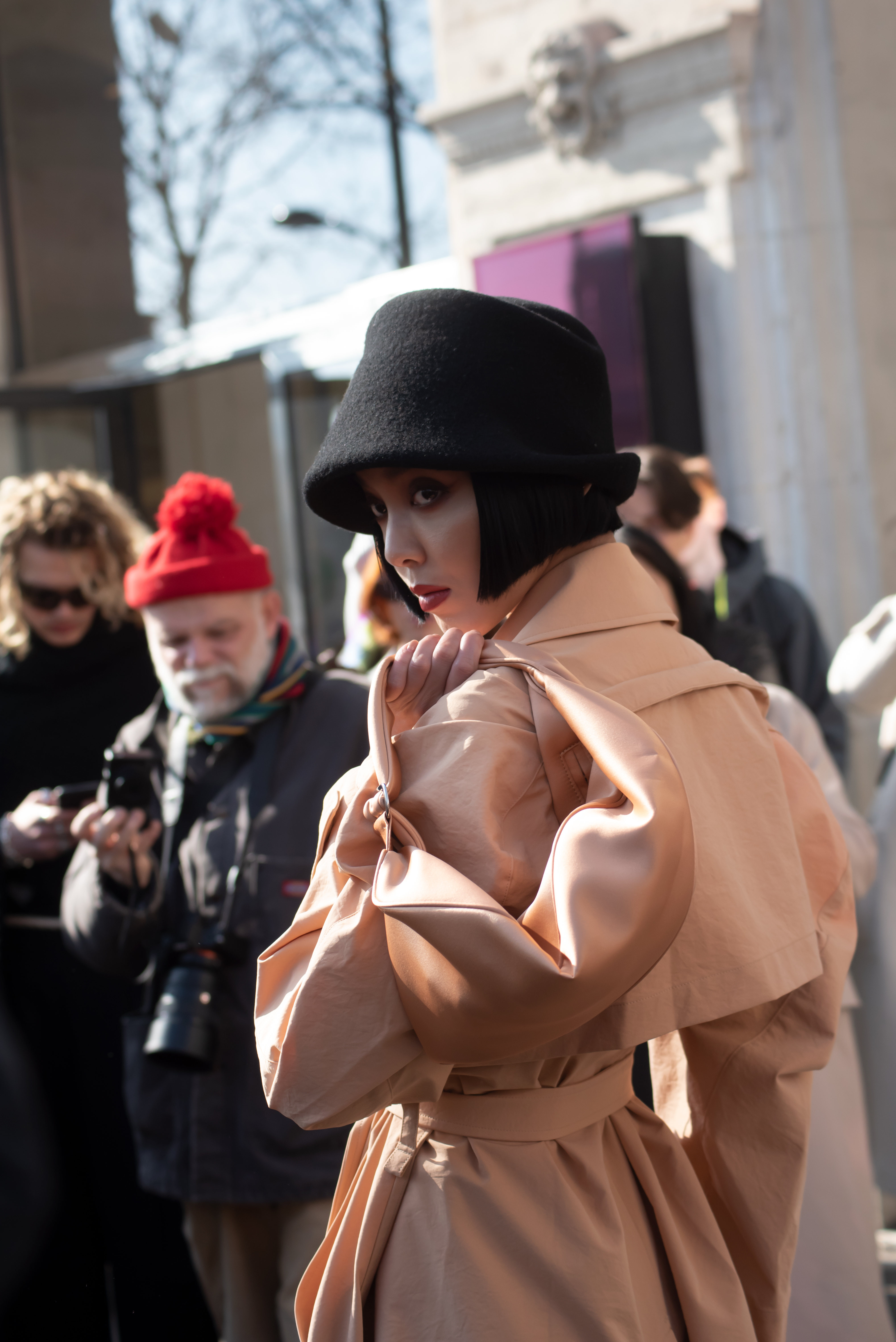 — france paris fashion pfw womenswear fw23 03 03 2023 issei miyake kiwi lee han